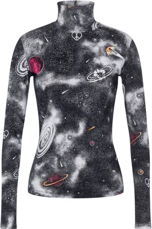 Moschino Rollkragenoberteil mit Blumen-Print