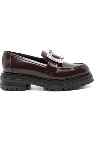 Sergio Rossi Prince Loafer mit Kristallschnalle