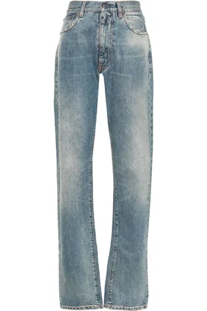Maison Margiela Gerade Jeans im Distressed-Look