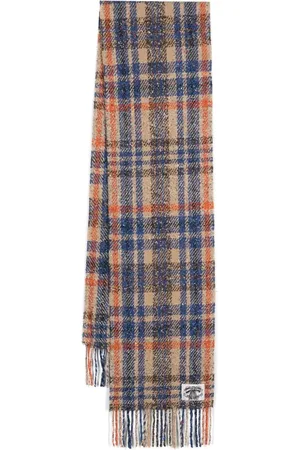 Acne Studios Karierter Schal mit Fransen