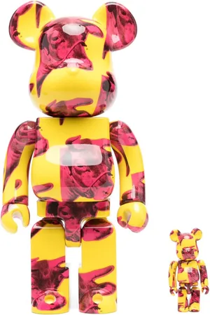 MEDICOM TOY X Andy Warhol BE@RBRICK 100% und 400% Figuren-Set