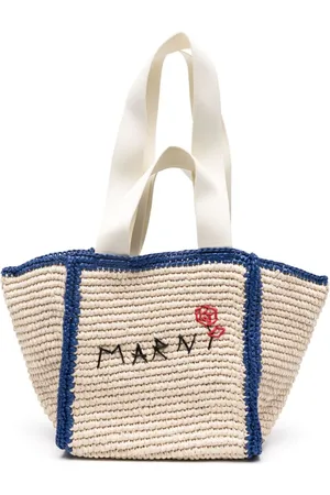 Marni Sillo Tote Bag mit Webmuster