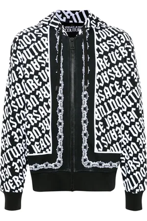 VERSACE Kapuzenjacke mit Reißverschluss