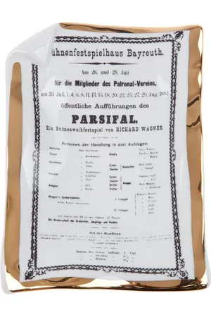 FORNASETTI Aschenbecher mit "Parsifal"-Print