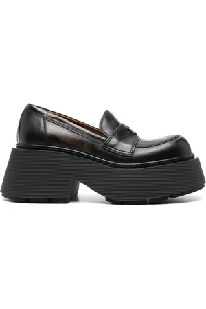 vic matiè Chunky Penny-Loafer im Distressed-Look