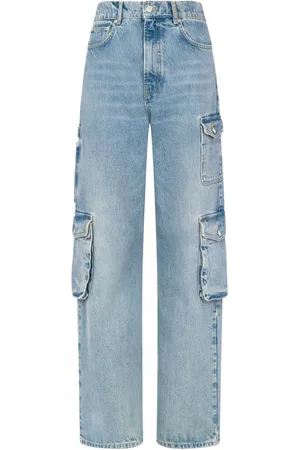 Moschino Halbhohe Straight-Leg-Jeans