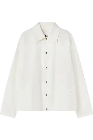 Jil Sander Hemdjacke mit Logo-Print