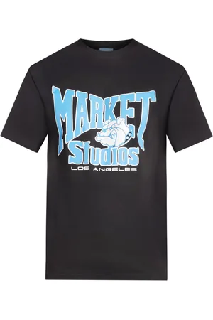MARKET T-Shirt mit Bulldogs-Print