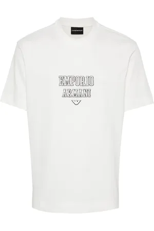 Emporio Armani T-Shirt mit Logo-Stickerei