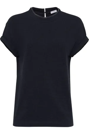 Brunello Cucinelli T-Shirt mit Knöpfen