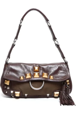 Prada Schultertasche mit Nieten