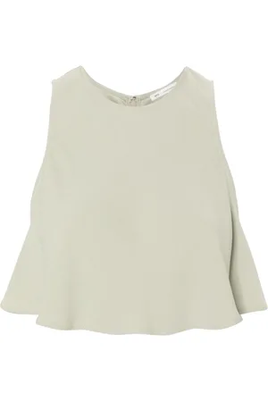 Ami Cropped-Top aus Krepp