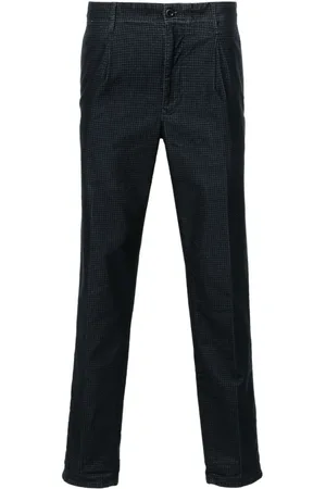 Incotex Tapered-Hose mit Fischgrätenmuster