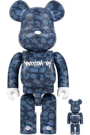 MEDICOM TOY X Stash BE@RBRICK 100% and 400% Figuren-Set
