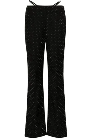 Chiara Ferragni Straight-Leg-Hose mit Strass