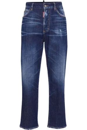 Dsquared2 Ausgeblichene Straight-Leg-Jeans