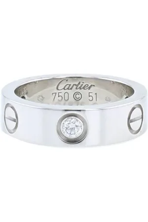 Cartier 2010 18kt Love Weißgoldring mit Diamanten