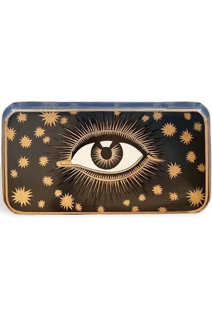 Les-Ottomans Tablett mit Augen-Print