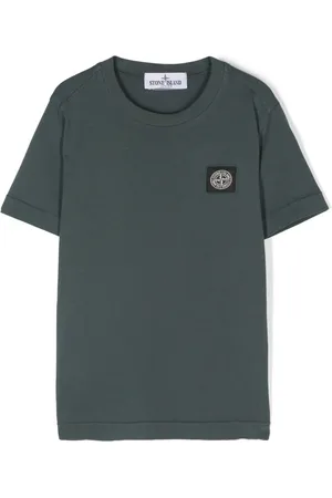 Stone Island T-Shirt mit Kompass-Applikation