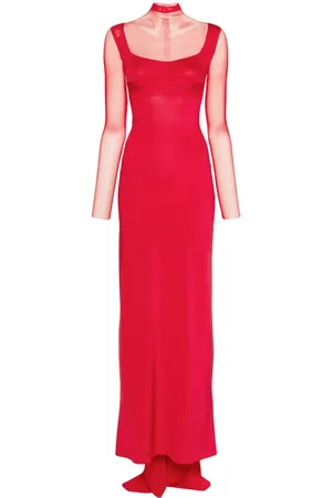 Atu Body Couture Semi-transparentes Abendkleid