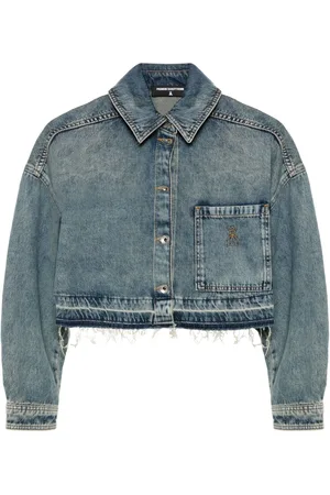 Patrizia Pepe Jeanshemd im Cropped-Design