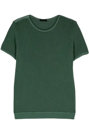Prada 2000s geripptes T-Shirt