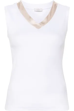 PESERICO SIGN Tanktop aus geripptem Strick