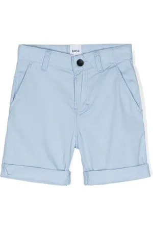 HUGO BOSS Halbhohe Shorts mit Umschlag