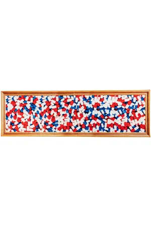 SELETTI Matte mit Pillen-Print 200 x 60cm