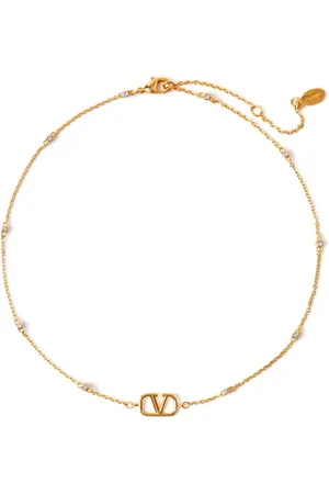 VALENTINO GARAVANI VLogo Signature Halskette mit Kristallen
