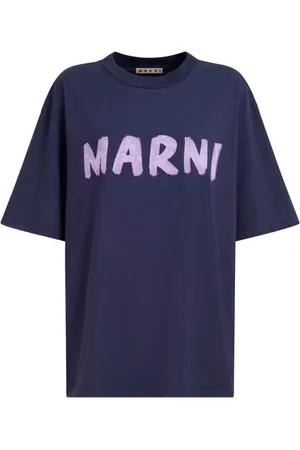Marni T-Shirt mit Logo-Print