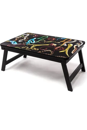 SELETTI Sofatablett mit Schlangen-Print
