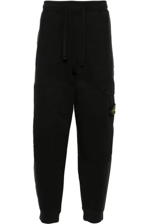 Stone Island Compass-badge panelled track pants