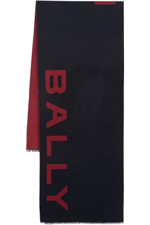 Bally Schal mit Logo-Intarsie