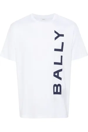 Bally T-Shirt aus Bio-Baumwolle mit Logo-Print