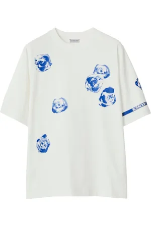 Burberry T-Shirt mit Rosen-Print