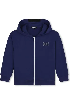 DKNY Kapuzenjacke mit Logo-Print