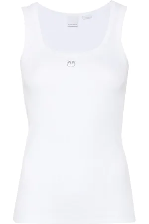 Pinko Calcolatore Tanktop mit Logo-Print