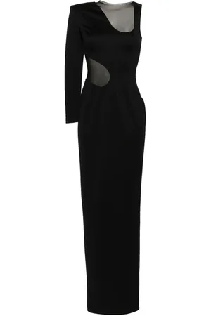 JEAN-LOUIS SABAJI Asymmetrisches Abendkleid