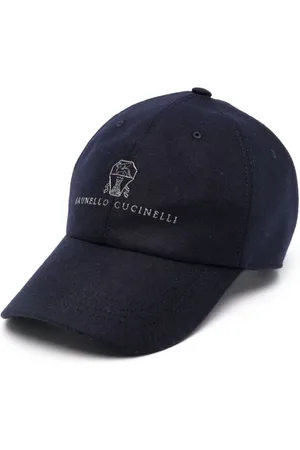 Brunello Cucinelli Baseballkappe mit Logo-Stickerei