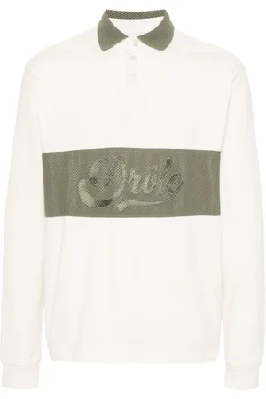 Drôle de Monsieur Poloshirt mit Logo-Stickerei