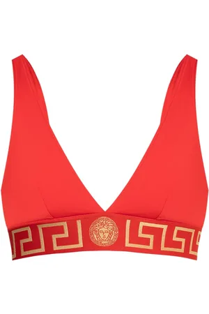 VERSACE Bikinioberteil mit Greca-Detail