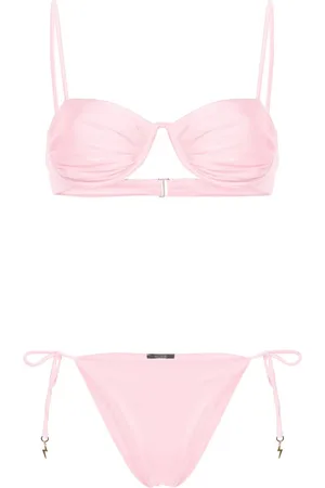 Noire Swimwear Moonwire Bikini mit Schnürung