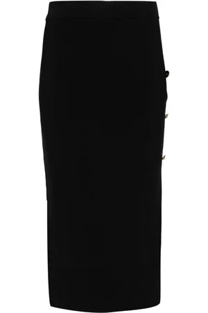 VERSACE Midirock mit Zierknöpfen