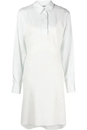 Fendi Hemdkleid mit Spitze