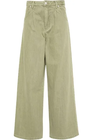 OFFICINE GENERALE Weite Moena High-Rise-Jeans