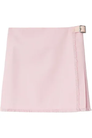 Burberry Wollkilt mit Schnallen