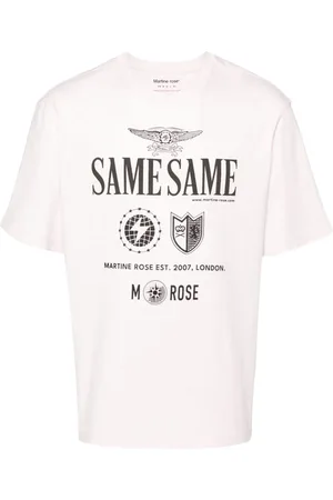 MARTINE ROSE T-Shirt mit grafischem Print