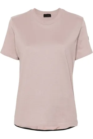Moncler T-Shirt mit plissiertem Einsatz