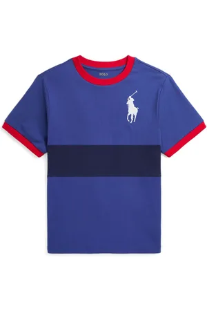 Ralph Lauren Gestreiftes T-Shirt mit Logo